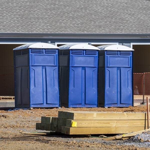 are there any restrictions on what items can be disposed of in the portable restrooms in New Eucha OK